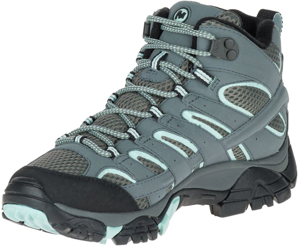 Merrell Støvler Dame - Moab 2 Mid Gore-Tex® - Grå - YKE394728